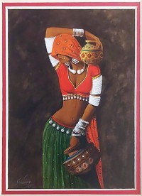 Ariba Mughal, 6 x 8 Inch, Water color On Paper, Miniature Painting, AC-ARBA-007